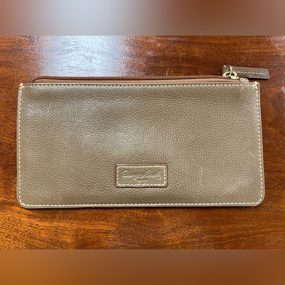 Dooney & Bourke Tan Zippered Wallet - Picture 1 of 5